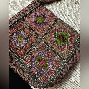 Embroidered Mini Bag with Multicolor Design